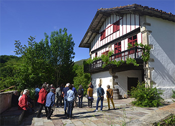 Ortillopitz avec un guide